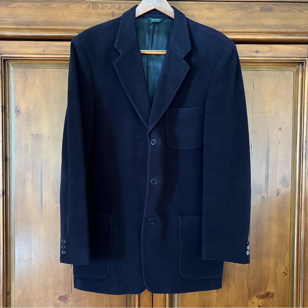 RARE, Truly Vintage J.Crew Cashmere Blend Navy Blazer